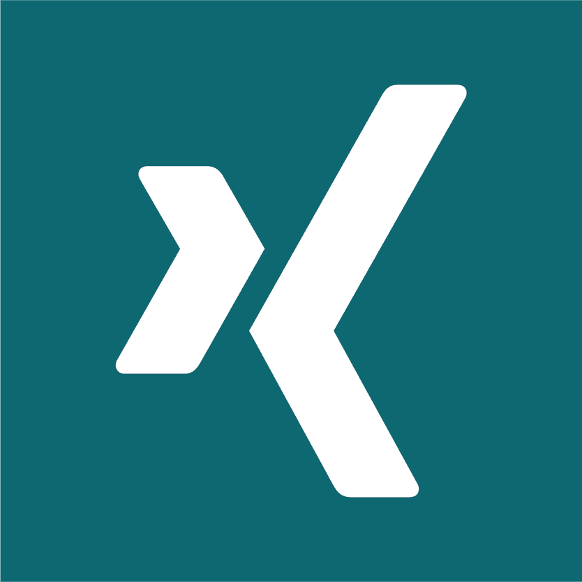 Xing Logo auf grünem Hintergrund